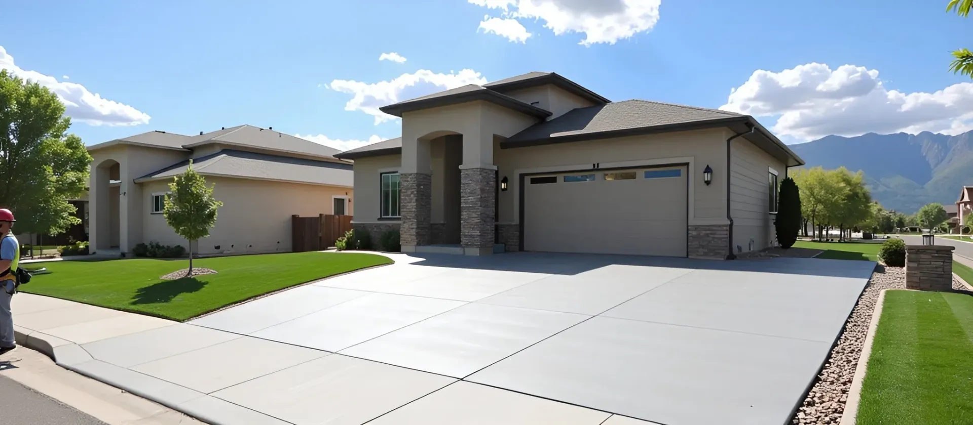 Denver concrete driveway installation and repair