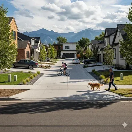 Denver concrete driveways urban home installation