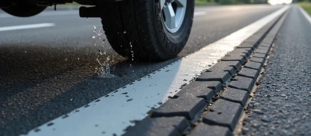 Road surface texture impacts skid resistance