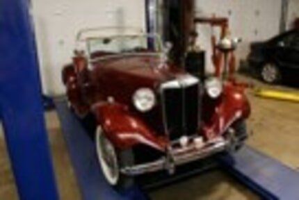 Vintage red car—Brake & Transmission Service in Twin Falls, ID