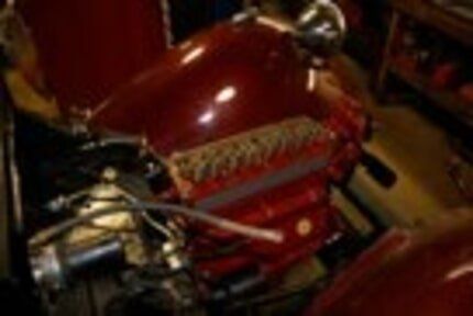 Red car engine—Brake & Transmission Service in Twin Falls, ID