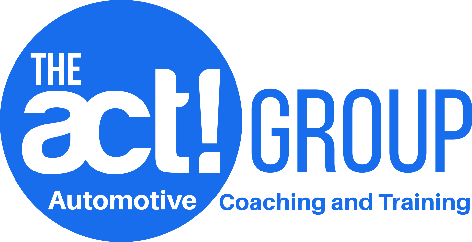 The logo for the act group automotive coaching and training