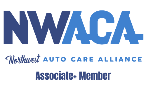 The logo for the northwest auto care alliance associate member