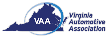 The logo for the virginia automotive association