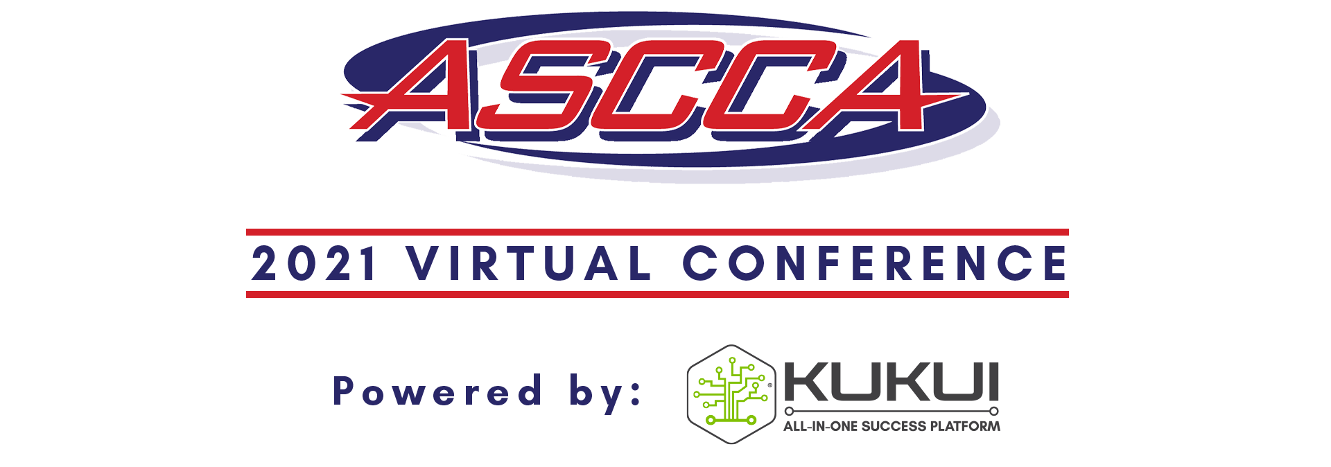 A logo for ascoa 2021 virtual conference powered by kukui