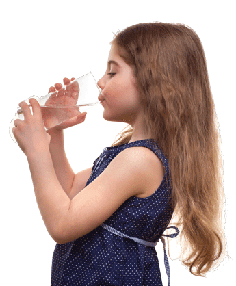 Water — Girl Drinking Clean Water in Climax, NC