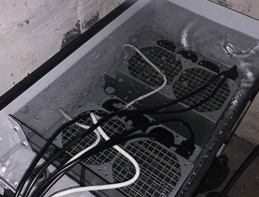 Home heating with bitcoin miners