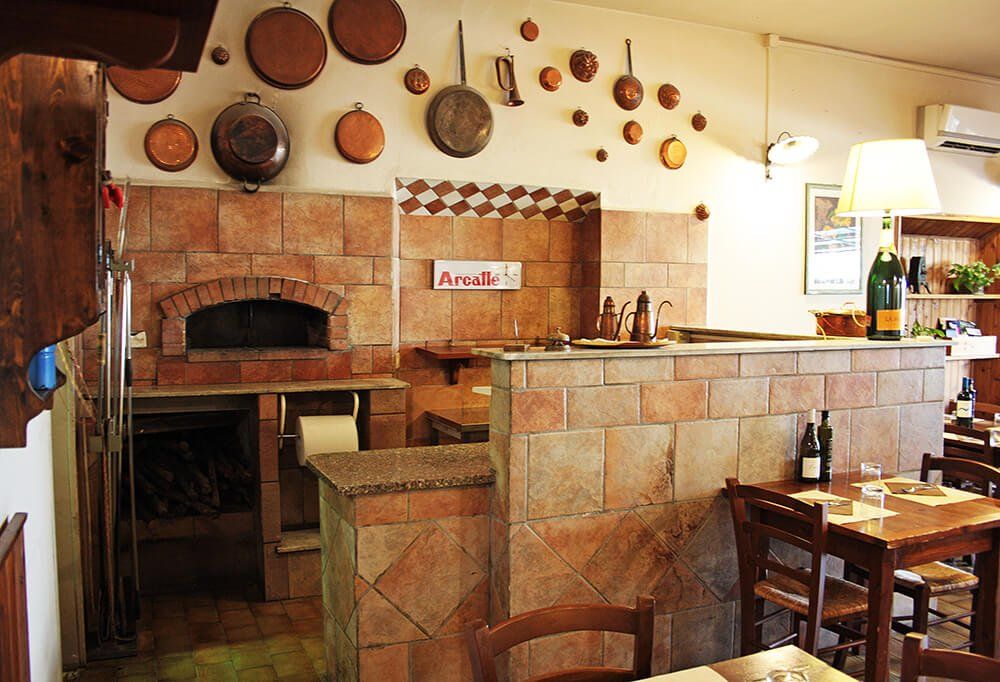 Sala interna di una locanda