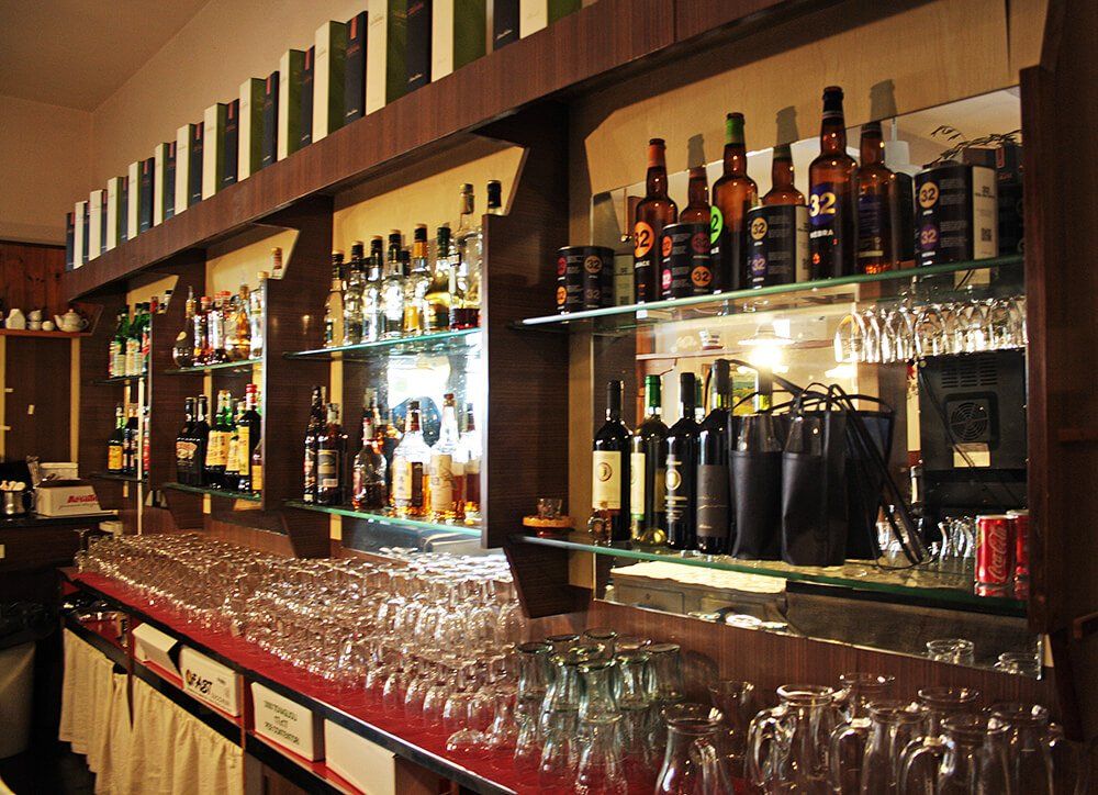 Cantina di vini di un ristorante