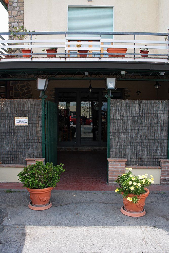 Porta d'ingresso di un ristorante