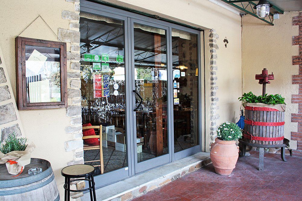 Entrata di una pizzeria