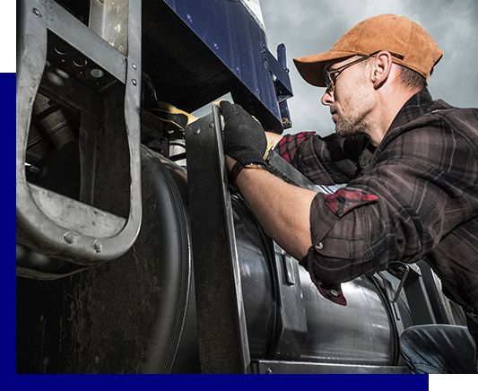 Man Repairing Truck — Geneva, NE — Certified Truck & Trailer Repair, Inc.