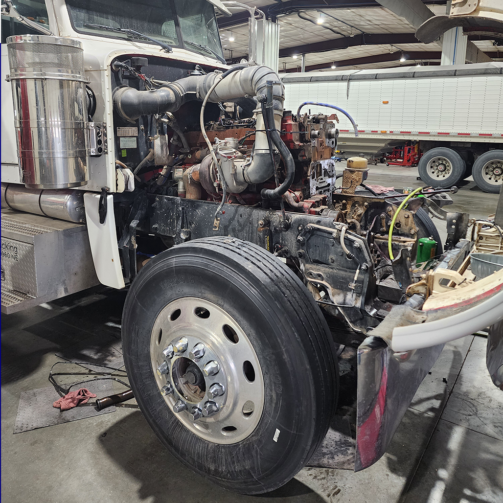 Man Repairing Truck — Geneva, NE — Certified Truck & Trailer Repair, Inc.