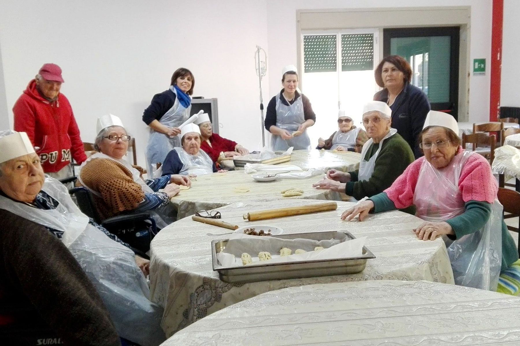 cucina interna alla casa di riposo