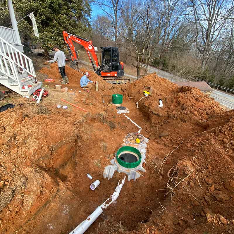 New Septic Line Installation in Chattanooga TN