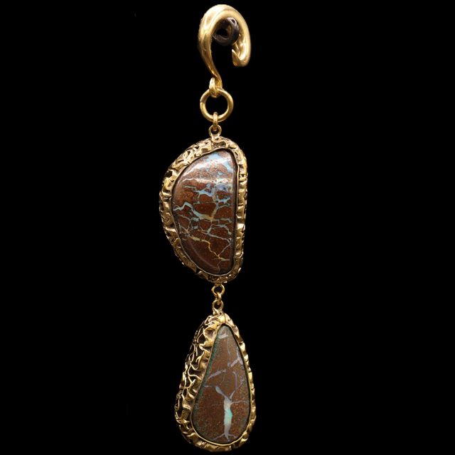 Boulder Opal Feral Dangles from Diablo Organics