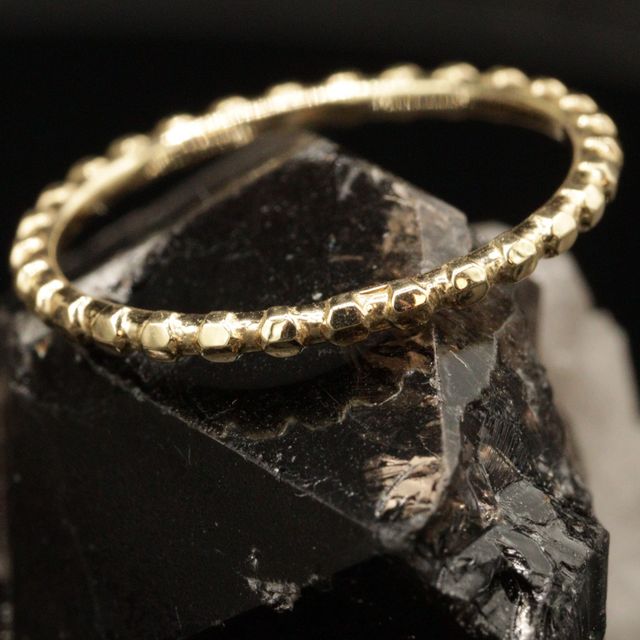 Simple Dots Faceted Ring from TAWAPA