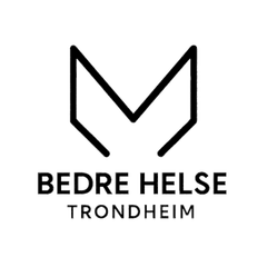 Logo for Bedre Helse Trondheim with stylized 