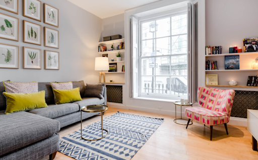 Modern grey wall paint, interior painter Leicester