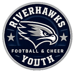 Logo for Riverhawks Youth Football and Cheer