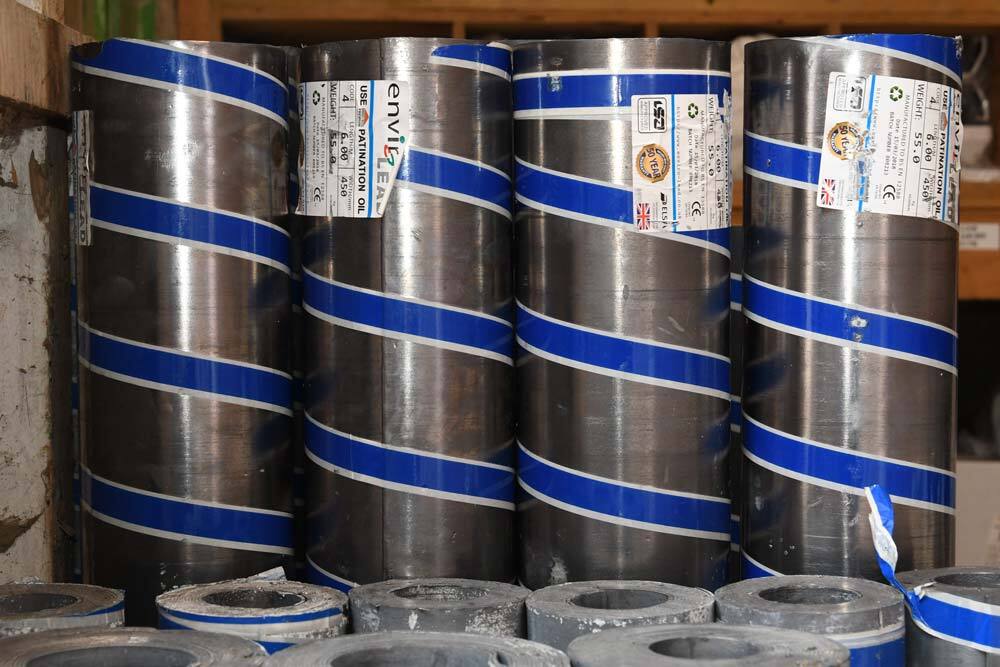 Lead roofing