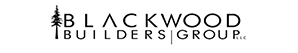 A black and white logo for blackwood builders group