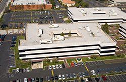 Commercial Roofing — Top View Of A Commercial Building in Columbus, OH