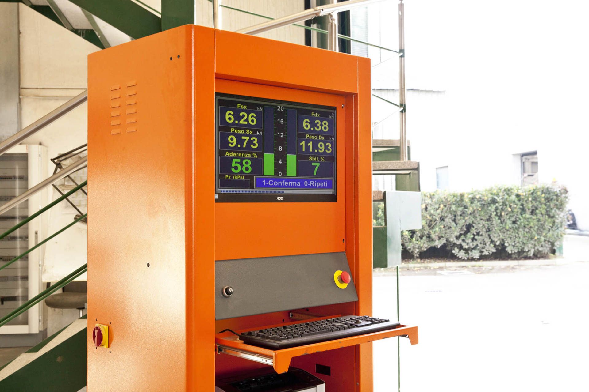 Macchinario per revisione