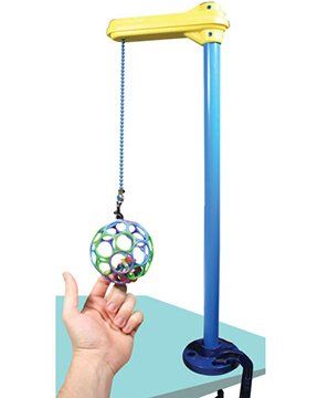 a hanging ball with holes