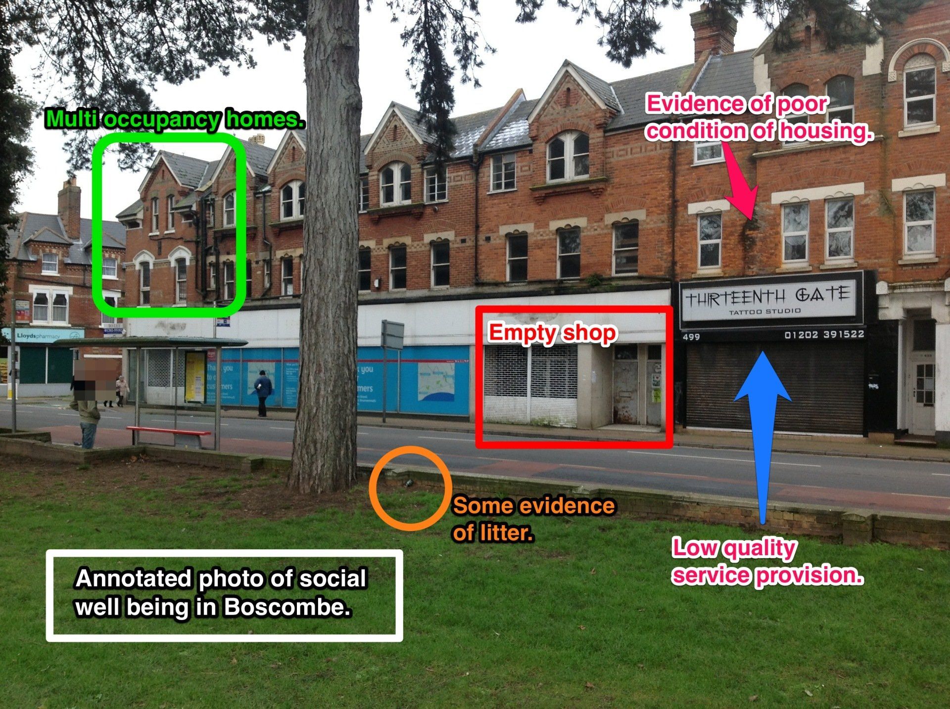 Screenshot of a picture taken on an iPad and marked up with Skitch software