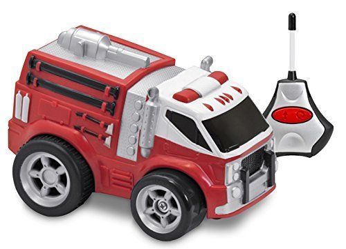small red fire truck