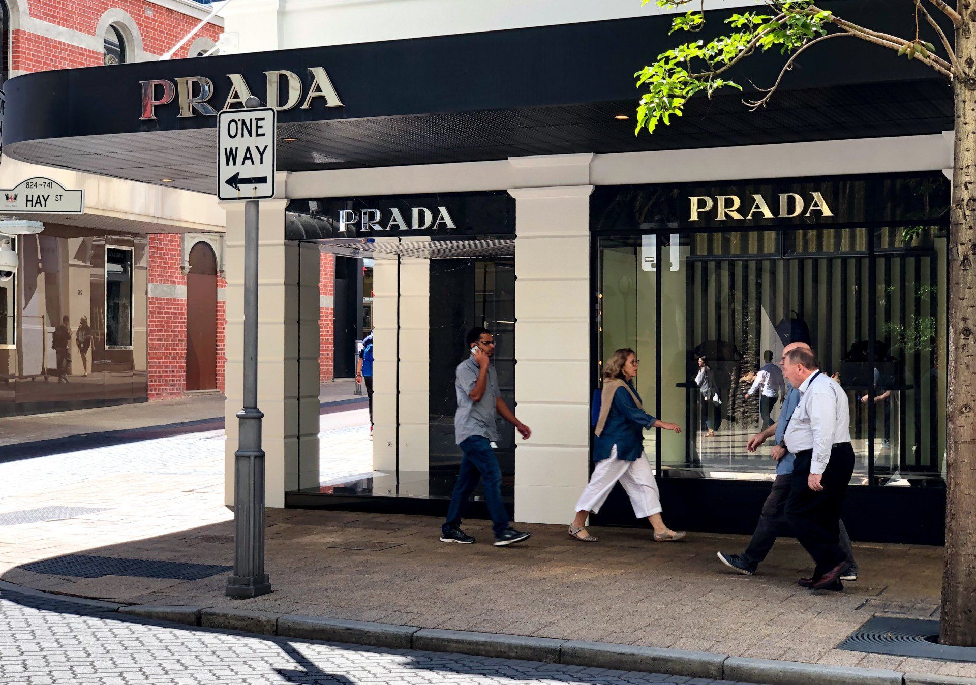 Prada store in perth cbd painted by ABC Paint & Deco