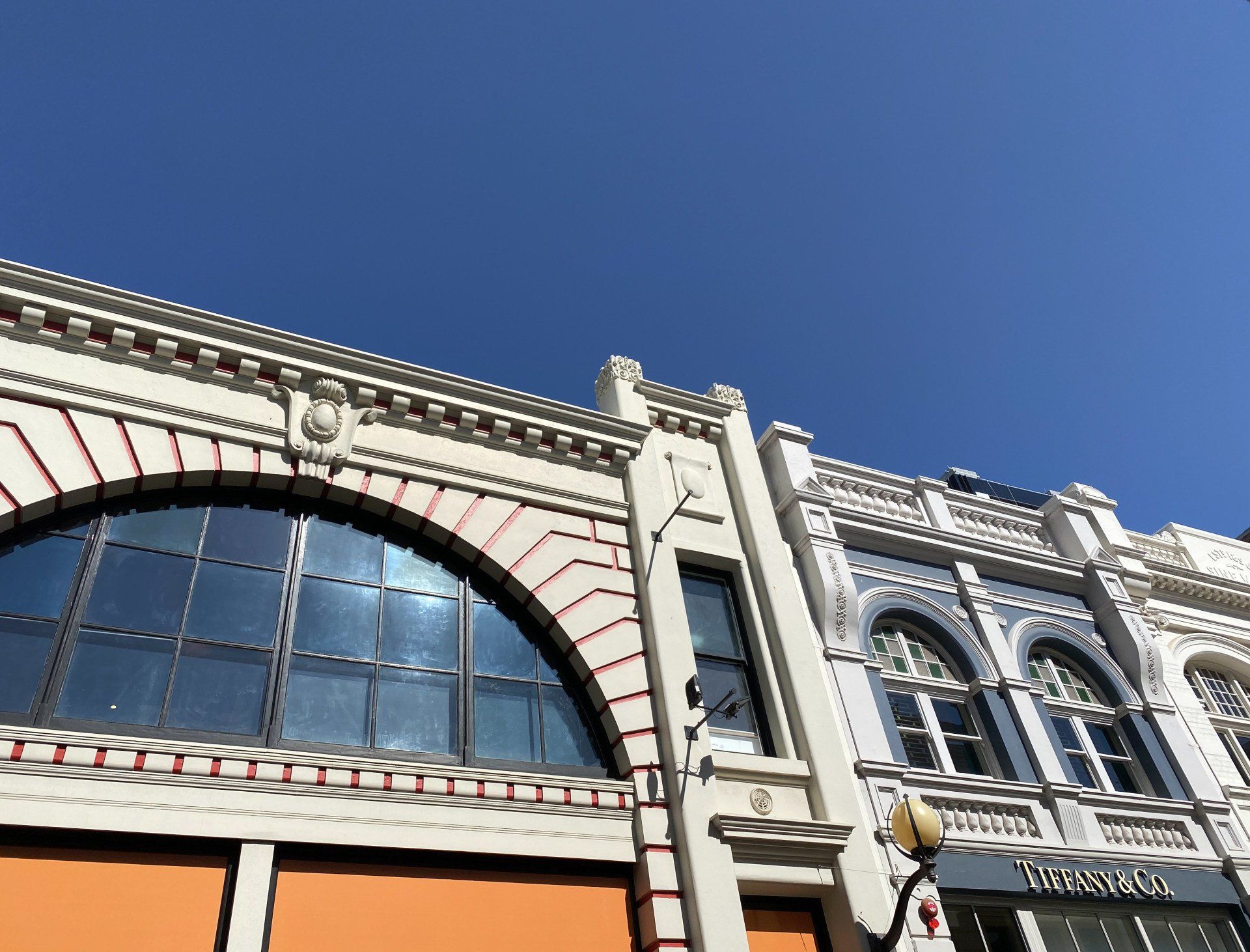 outside of Tiffany & Co perth cbd painted by ABC Paint & Deco