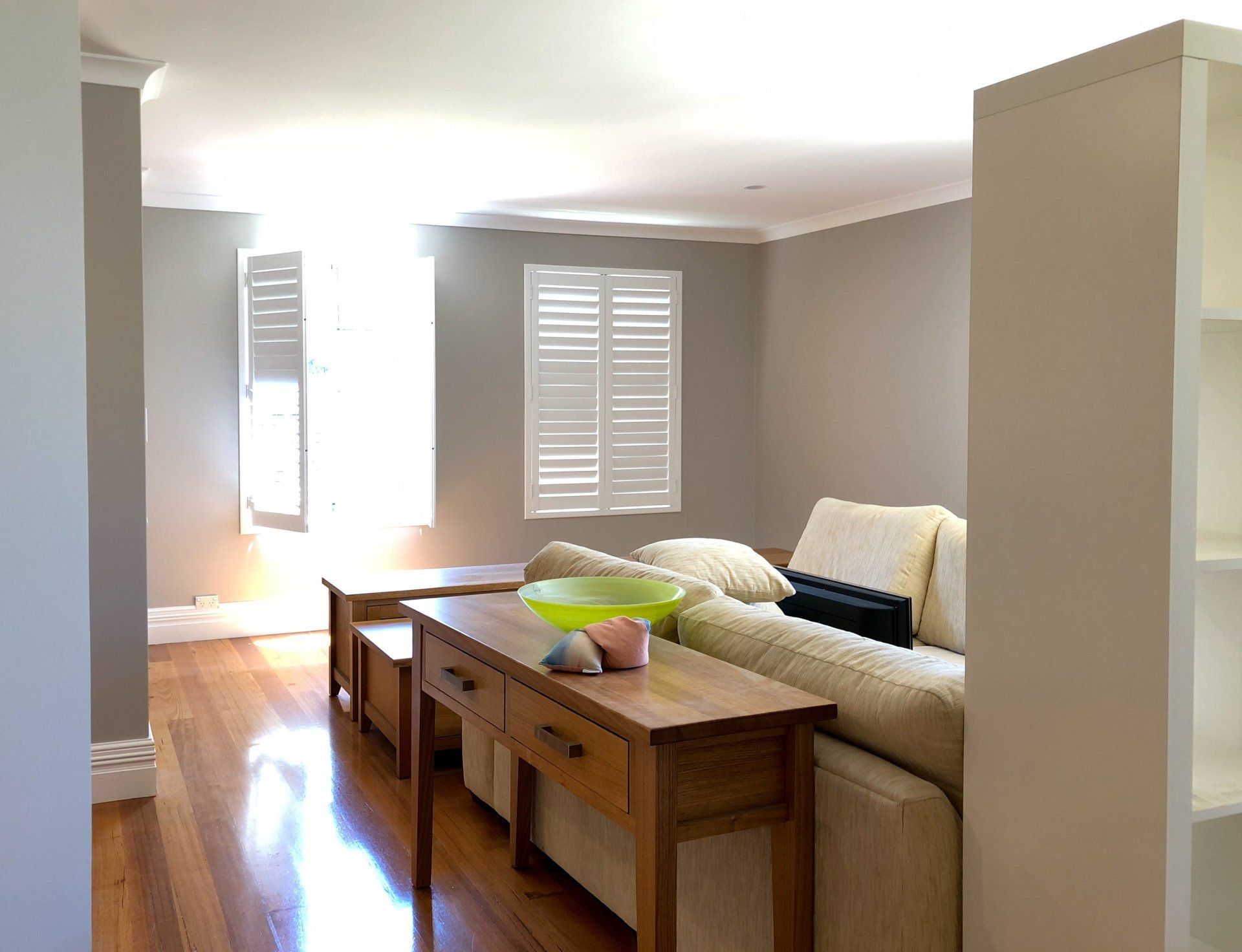 interior residential room with sofa by ABC Paint & Deco