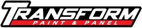 Transform paint and panel logo