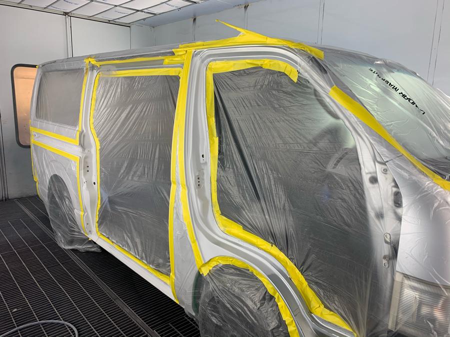 transform paint and panel coatings taping vehicle