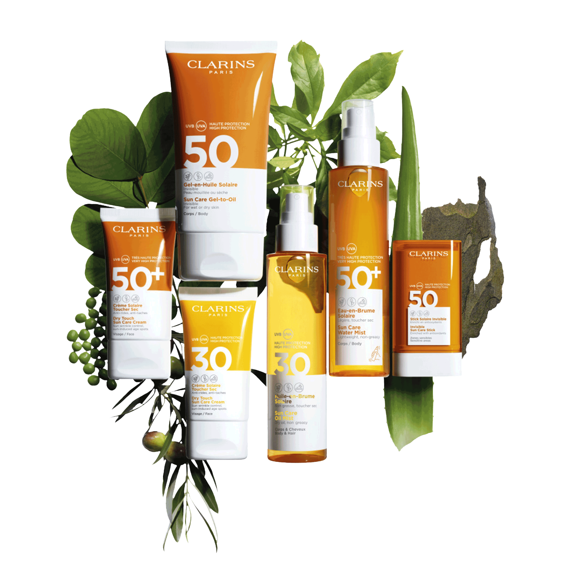 CLARINS sun products