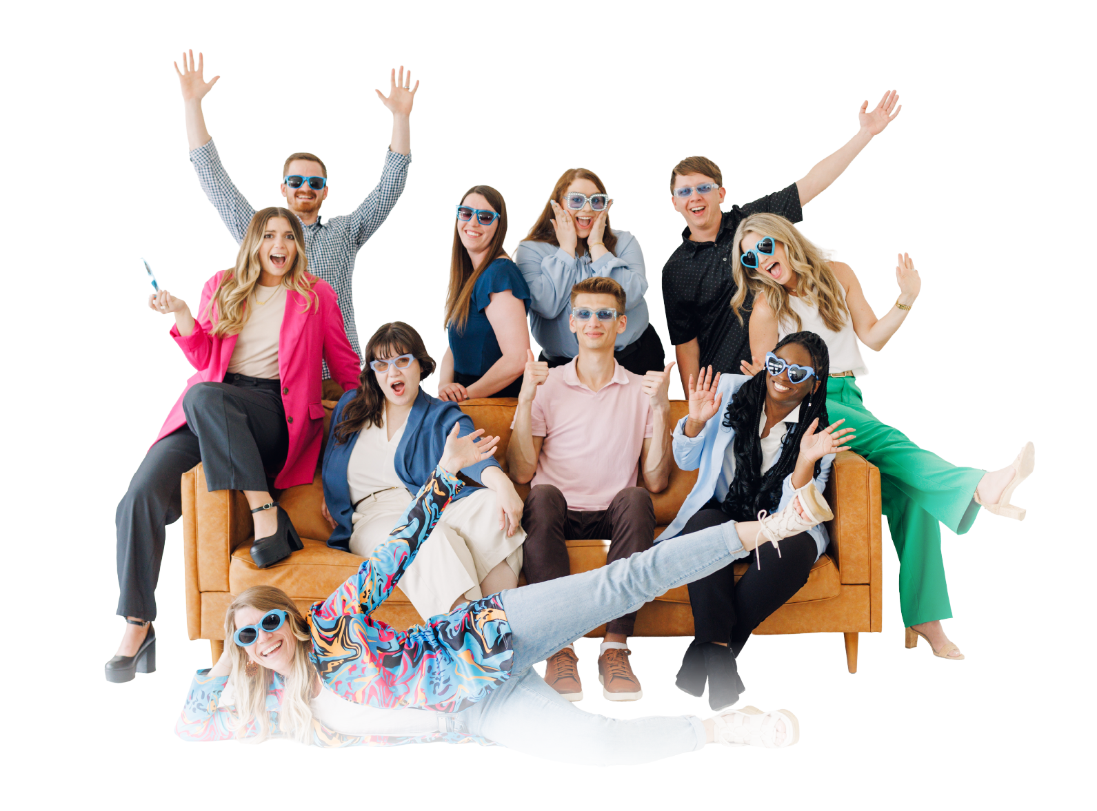 a small group of digital marketing experts discussing search marketing strategies