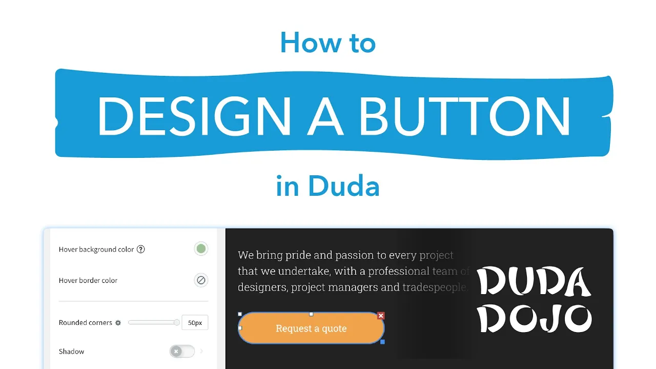 buttons in the duda system