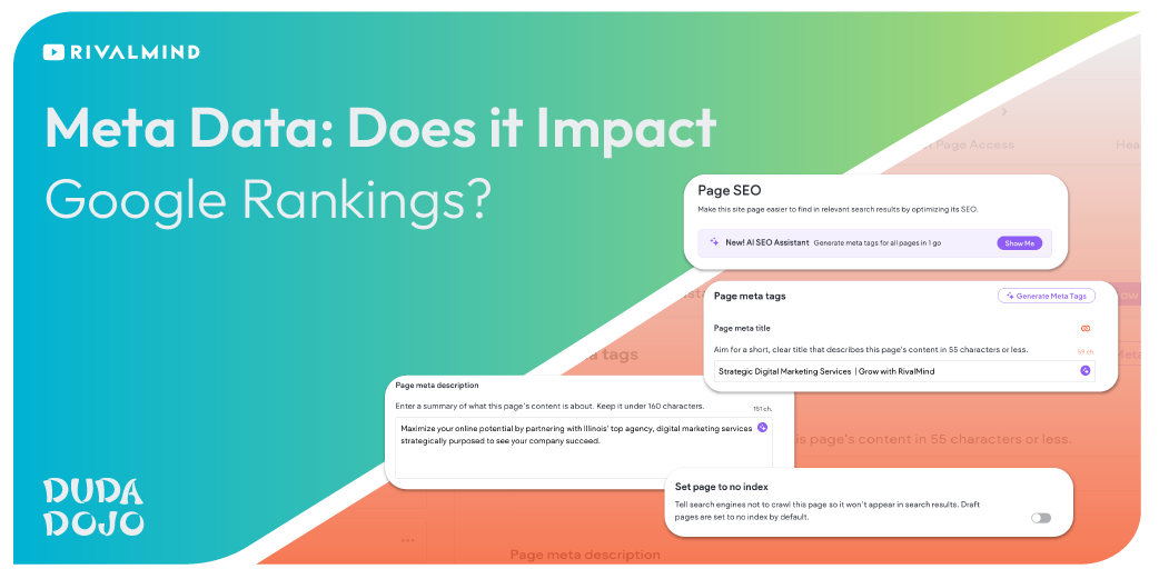 Meta data does it impact google rankings ?