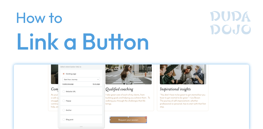 buttons in the duda system
