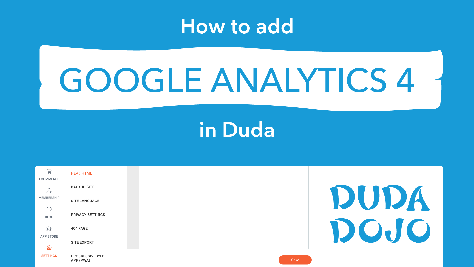 how to add google analytics to your duda website