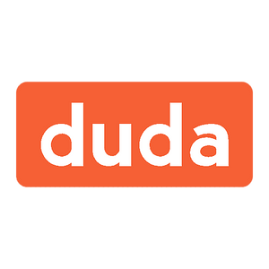 The duda website builder logo. RivalMind is a Duda SEO company