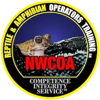 the logo for nwcoa is a frog in a circle .