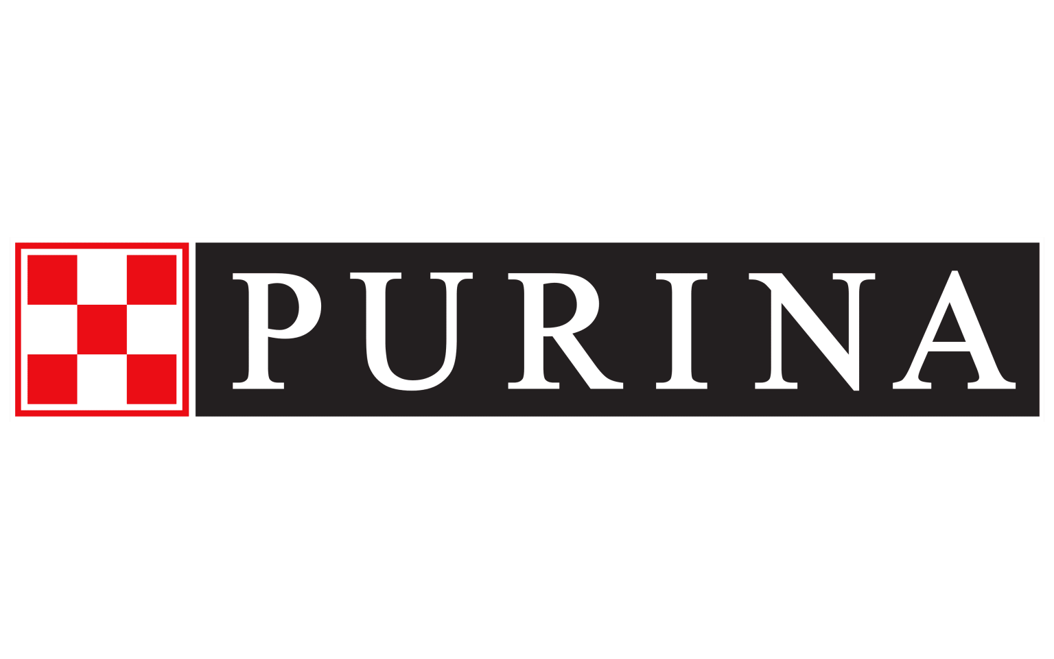 Purina logo: Black text