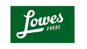 Lowes Foods logo: white cursive