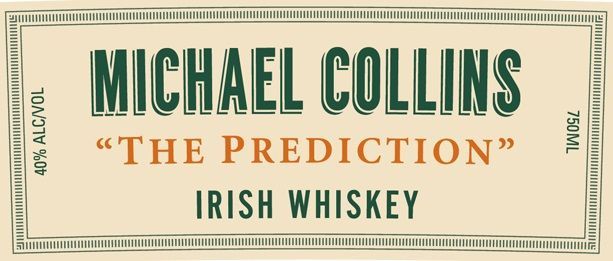 Label for Michael Collins Irish Whiskey,