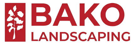 Bako Landscaping Red Logo