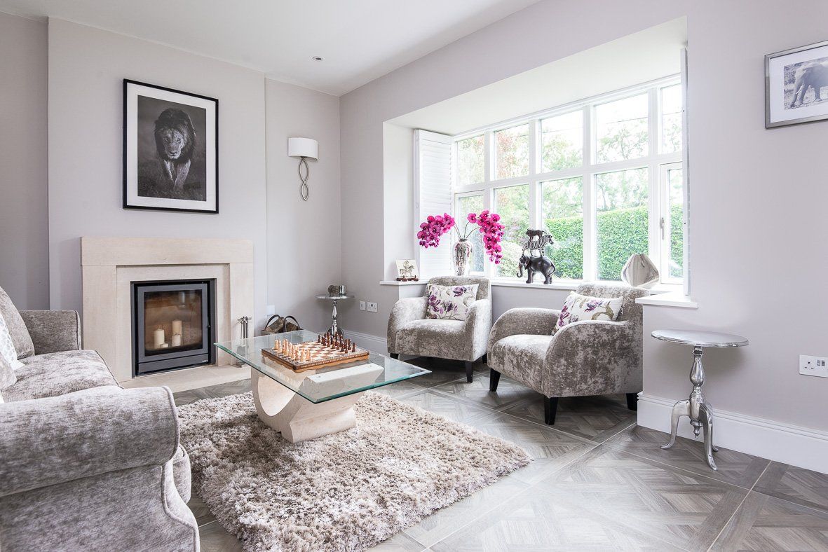 Chilterns Country House interior design lounge