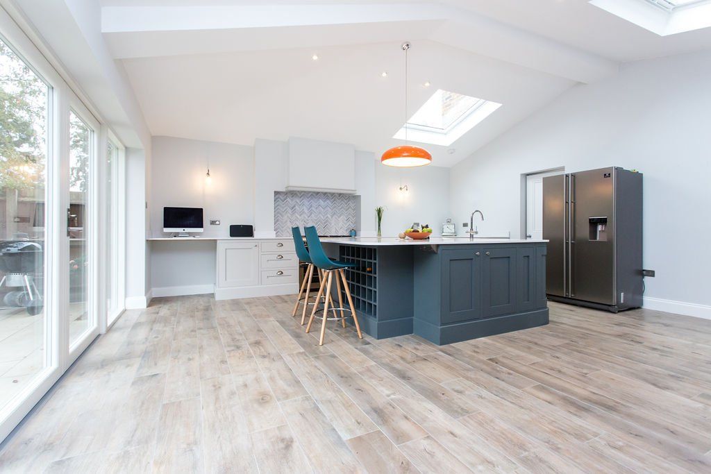 Cookham open extension kitchen island